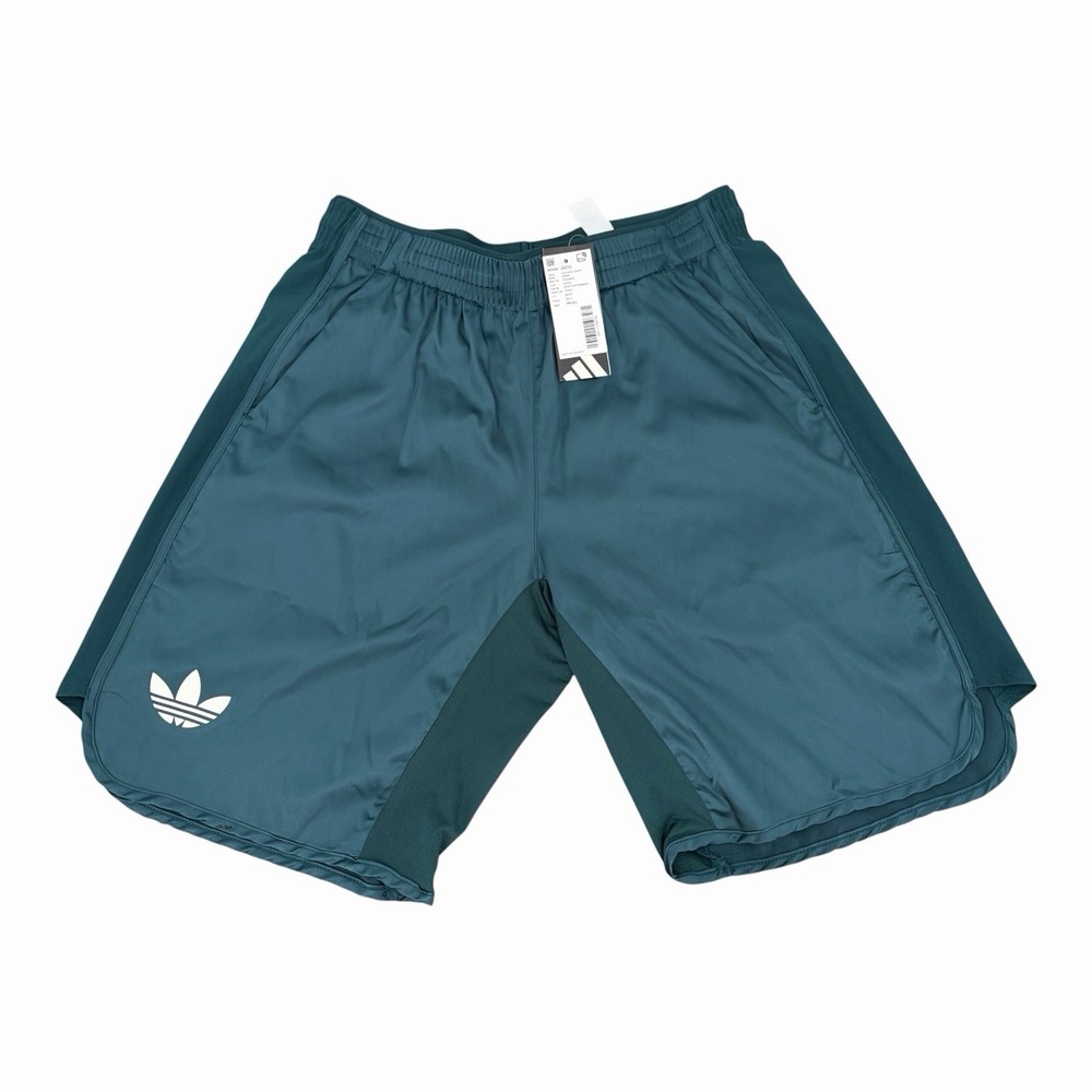 Adidas Mens Tennis Pro Ergo 9" Shorts Aurora Ivy Satin CLIMACOOL Size M JN0782